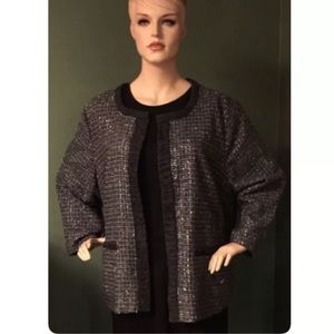 Catherines Metallic Boucle Jacket